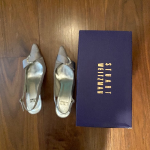 Stuart Weitzman satin pumps - Picture 1 of 2